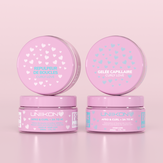 Duo Curly Love – Repulpeur de boucle et gelée capillaire 2x200ML