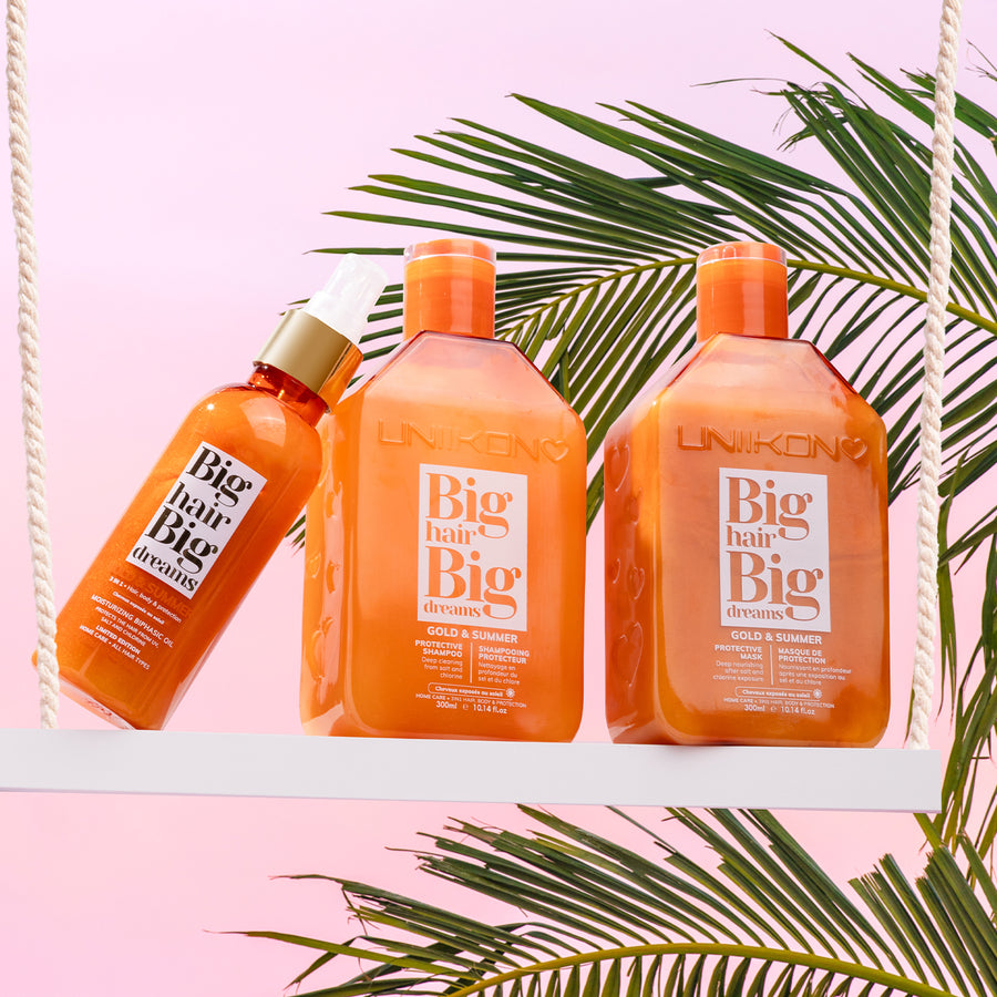 Gold & Summer (Cheveux et corps) – Duo Shampoing et masque